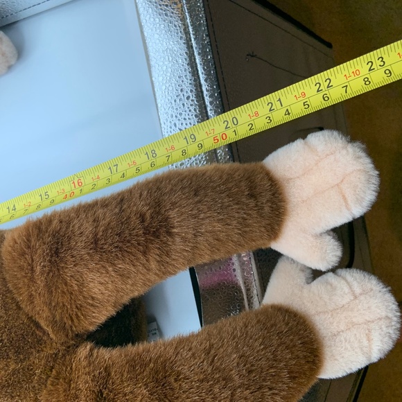 VTG Curious George Winter Hat and Scarf Jumbo 22" Large Plush Stuffed Animal - Picture 16 of 16